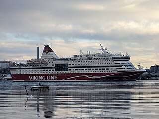 MS <i>Viking Cinderella</i> Cruiseferry built in 1989