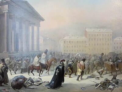 Отступление остатков великой армии через Вильно (1812)