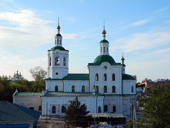 Вознесенско георгиевский храм тюмень. Вознесенско-Георгиевская Церковь Тюмень. Вознесенская Церковь Тюмень. Вознесенск-Гергиевский храм в Тюмени. Храм Вознесения Господня Тюмень.