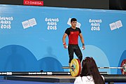 Deutsch: Gewichtheben bei den Olympischen Jugendspielen 2018; Tag 2, 10. Oktober 2018; Jungen 62 kg English: Weightlifting at the 2018 Summer Youth Olympics at 8 October 2018 – Boys' 62 kg