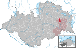 Kaart van Werder