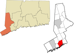 Norwalk's location within the Western Connecticut Planning Region and the state of Connecticut