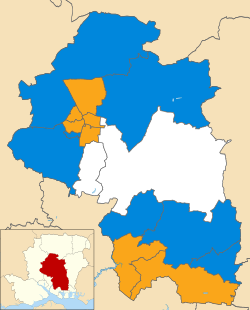 Alegerile locale din Winchester din Marea Britanie 2021 map.svg