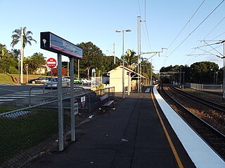 Woombye railway station Australian train station