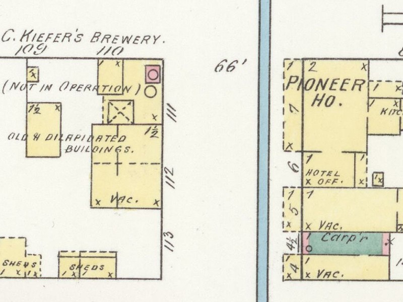 File:"C. Kiefer's Brewery" (not in operation) 1895 map - from, Sanborn Fire Insurance Map from Albany, Linn County, Oregon. LOC sanborn07313 004-3 (cropped).jpg