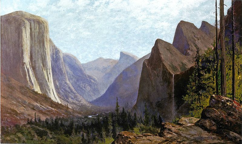 File:'Yosemite Valley from Inspiration Point' by Jules Tavernier, 1882.jpg