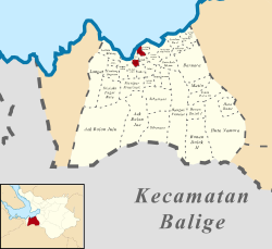 Peta lokasi Kelurahan Lumban Dolok Haumabange