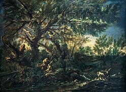 The Great Forest by Alessandro Magnasco and Francesco Peruzzini - Gallerie Accademia