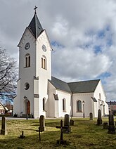 Fil:Ängelholms kyrka från sydväst 2022.jpg