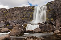 Öxarárfoss, Parque Nacional de Þingvellir, Suðurland, Islandia, 2014-08-16, DD 027.JPG