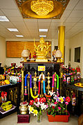 A Chinese altar dedicated to Brahma in Kaohsiung.