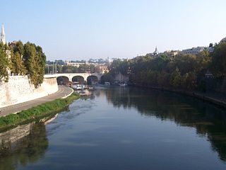 Lungotevere Marzio street in Rome, Italy