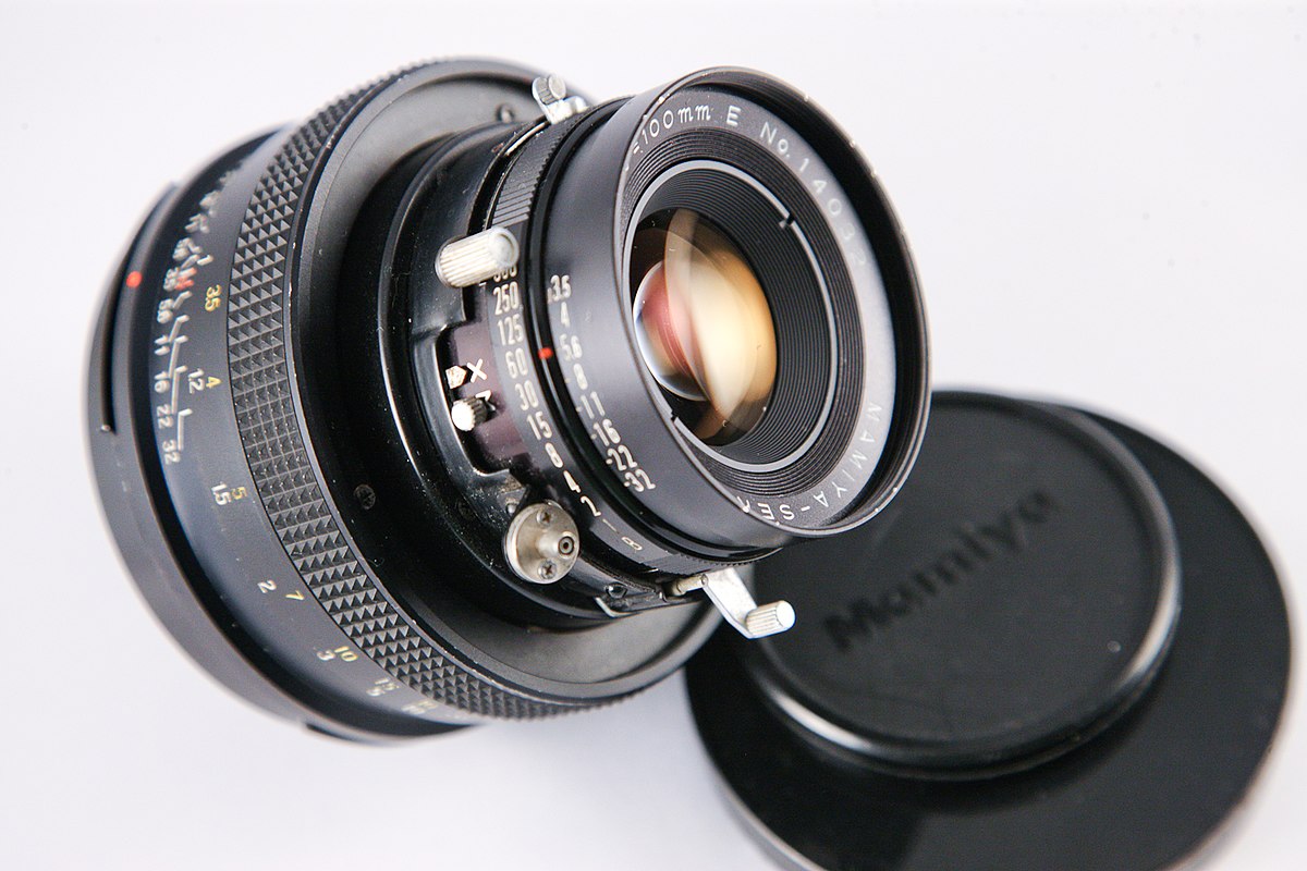 File:0178 Mamiya Universal 100mm f3.5 lens (5135782443).jpg