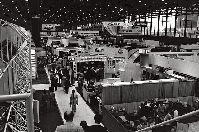 The showfloor at the 1982 Summer CES at McCormick Place in Chicago