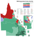 Winning margin by electorate for the 1986 Queensland state election.