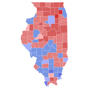 1994 Illinois State Treasurer election results map by county.svg