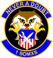 Emblem of the 1st Special Operations Maintenance Squadron, a squadron of the United States Air Force