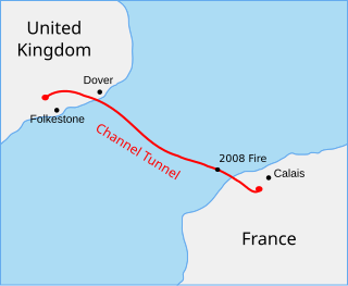 <span class="mw-page-title-main">2008 Channel Tunnel fire</span> Non-fatal train fire