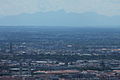 Blick vom Olympiaturm über München.