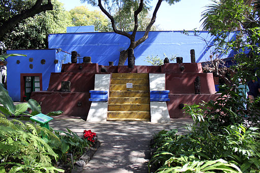 Frida Kahlo Museum Mexico City pyramid gardens