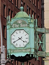 Four-sided clock 280BroadwayClockSouthFace.jpg