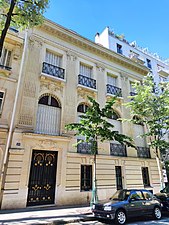 Beaux-Arts - Hôtel Roxoroid de Belfort, Paris, 1911, by André Arfvidson