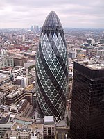 Le 30 St Mary Axe, le « Gherkin ».