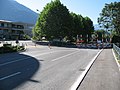 Deutsch: Landstrasse am Im Mühleholz, Vaduz, Liechtenstein English: Country Street at Timber Mill Road, Vaduz, Liechtenstein Camera location 47° 09′ 20.2″ N, 9° 30′ 36.6″ E  View all coordinates using: OpenStreetMap