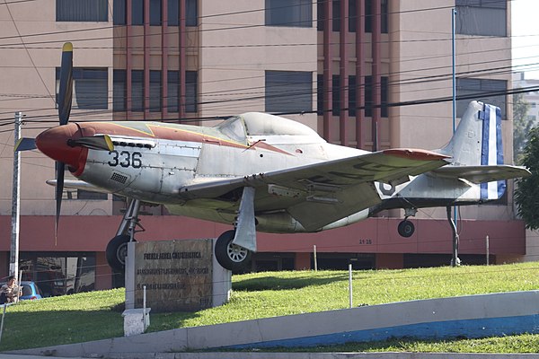 Guatemalan Air Force P-51D at Guatemala La Aurora International