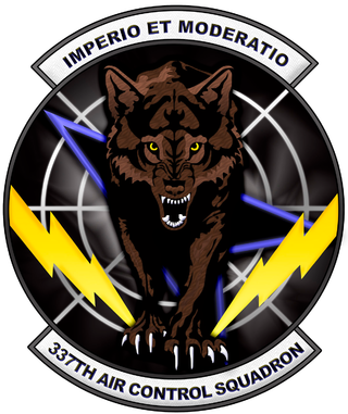 <span class="mw-page-title-main">337th Air Control Squadron</span> US Air Force squadron