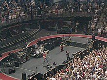 U2 began concerts on the tour by performing "Elevation" with the venue's house lights on. 6-LetsElevate jpg.jpg