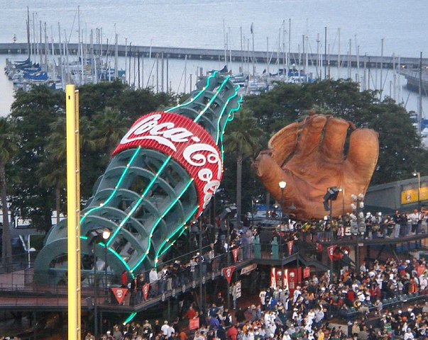 File:AT&T Park - Coke bottle and glove.jpg - Wikipedia