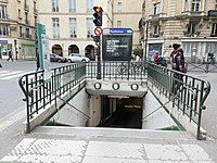 Accès Station Métro Rambuteau Rue Grenier Saint Lazare - Paris III (FR75) - 2022-01-16 - 2.jpg