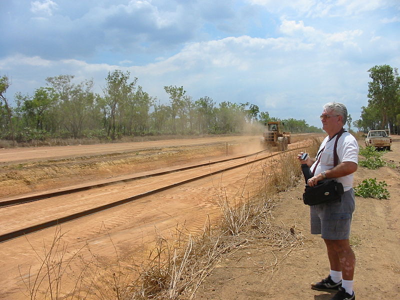 File:Adelaide - Darwin railway line construction at Livingstone Airstrip (8).jpg