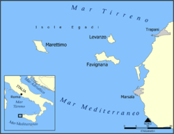 Isole Egadi - Localizzazione