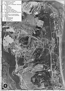 April 1943 reconnaissance image of Usedom island, with airfield at upper left