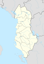 Butrint na karti Albanija