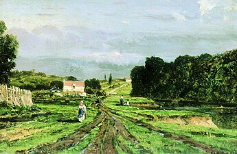 Nogent-sur-Marne. After the Rain. 1886 Radishchev Art Museum