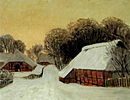 Hans am Ende: Inverno a Worpswede (1900).