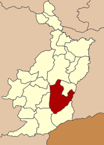 Amplasarea districtului în provincia Buriram