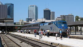 Tampa Union Station Platform.jpg şirketinde Amtrak