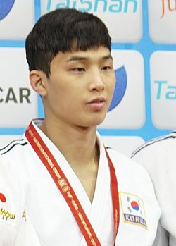 An Ba-ul at the 2018 World Judo Championships.jpg