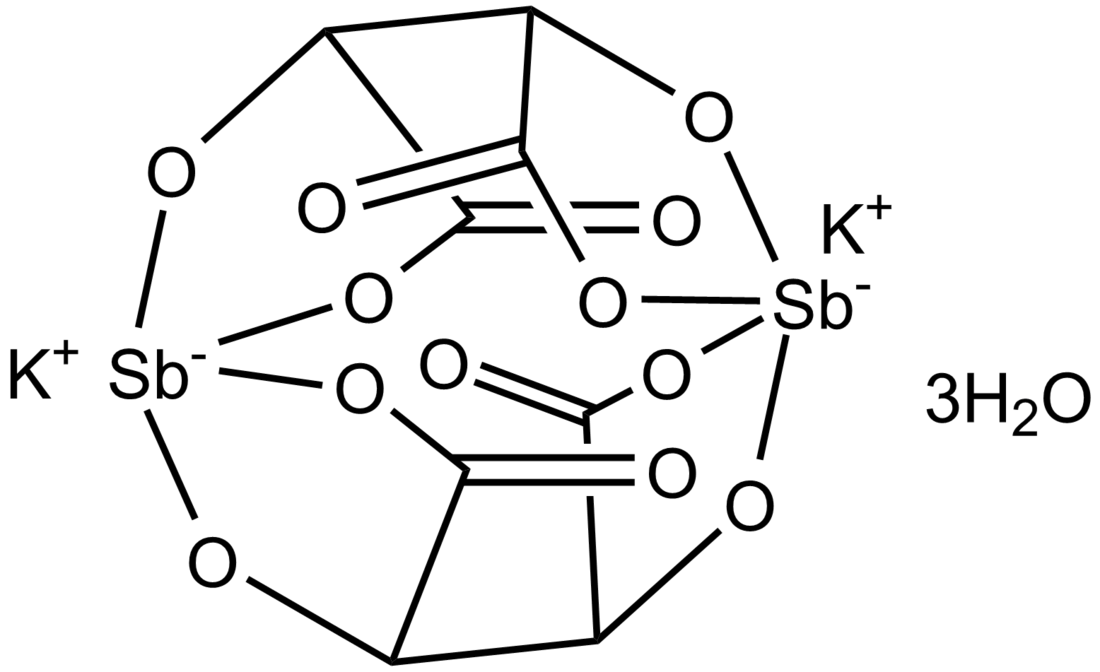 Antimon kalijum tartrat