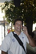 Ariel Zeevi, abanderado israelí en los Juegos Olímpicos de Atenas 2004.