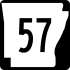 Autobahn 57 Markierung