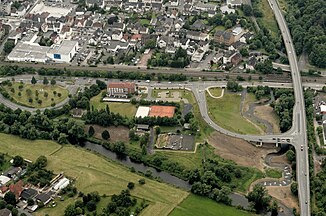 Samenvloeiing van de gerenatureerde buis in de Ruhr