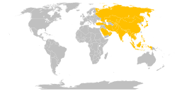 Estados-membros em amarelo