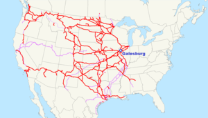 BNSF Railway system map (marked Galesburg).png