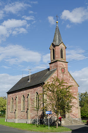 The St. Joachim and Anna Church in Kleinbrach