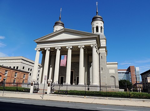 Baltimore Basilica, the first cathedral built in the United States